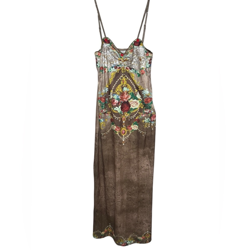 SHEIN Multicolor Floral Maxi Dress
